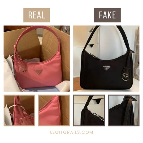 how to tell a fake prada bag|prada dust bag authentic.